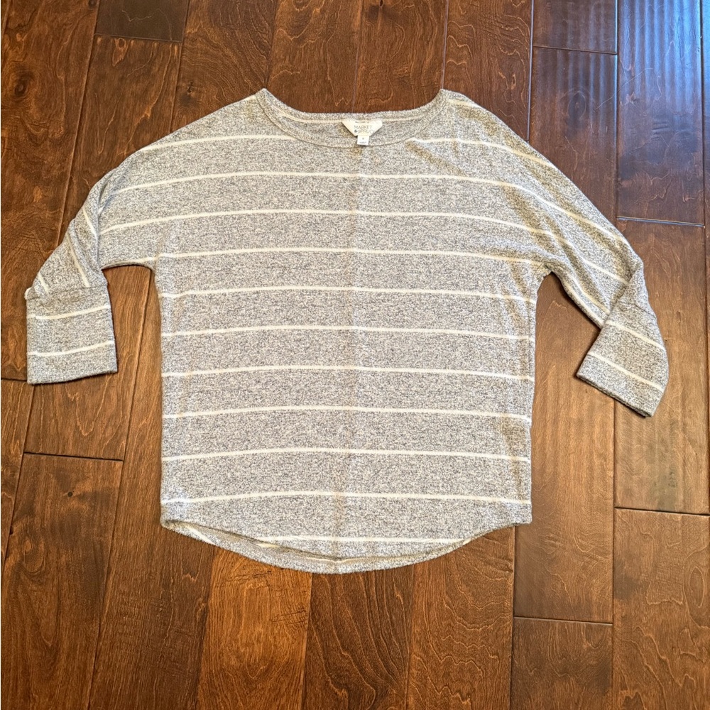Market & Spruce Women’s Medium 3/4 Length Sleeve Top